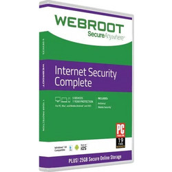 Webroot Secure Anywhere Internet Security Complete (5 Devices / 1 Year)