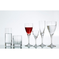 SP Tableware Σετ Ποτήρια Κρυστάλλινα Κολωνάτα Aura 72τμχ