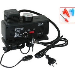 Κομπρεσέρ Ρεύματος 220V Και Μπαταρίας 12V Με Μανόμετρο