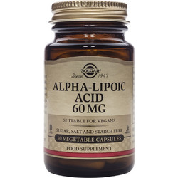 Solgar Alpha Lipoic Acid 60mg 30 Κάψουλες
