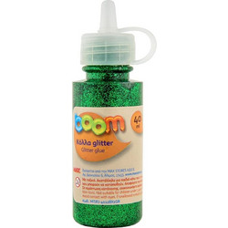 BOOM ΚΟΛΛΑ GLITTER 40ML ΠΡΑΣΙΝΟ MTJFJ-4012BX1GR