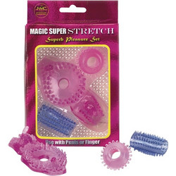 NMC Magic Super Strength Ελαστικό Δαχτυλίδι Πέους Σιλικόνης Ροζ