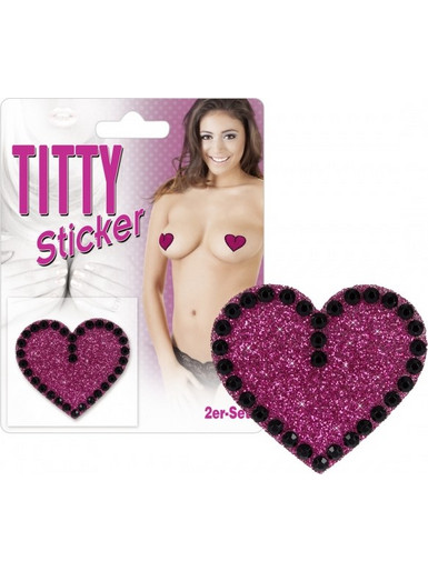 Κόσμημα στήθους Titty Sticker Καρδιά