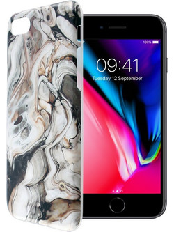 Volte-Tel Marble Θήκη iPhone 7 / 8 / SE 2020 / SE 2022 TPU Brown 10
