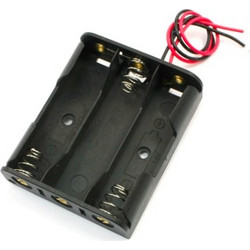 3 x AA battery holder (without DC connector)