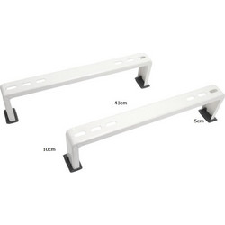 Σετ (2 τμχ) Βάση Κλιματιστικού Δαπέδου Λευκή 43X10 9.000btu-24.000btu DA-200