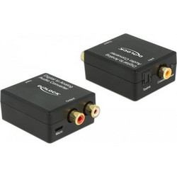 Delock Audio Converter Digital To Analog HD, Black (63477)
