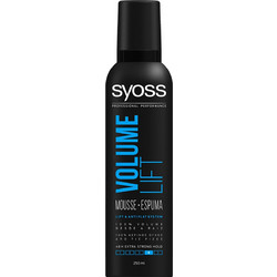 Syoss Volume Lift Hair Αφρός Μαλλιών για Μπούκλες Όγκο & Λάμψη Πολύ Δυνατό Κράτημα 250ml