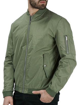 Jack & Jones Jjedesert Ανδρικό Μπουφάν Bomber Χακί 12147376