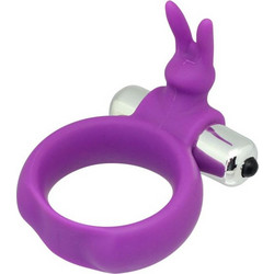 Toyz4lovers Timeless Stretchy Ring Ελαστικό Δαχτυλίδι Πέους Σιλικόνης με Δόνηση Μωβ