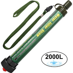 TEUEN DeFe Camping Mini Φίλτρο Νερού Καλαμάκι 2000L