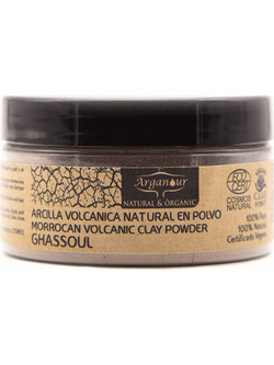 Arganour Maroccan Volcanic Clay Powder Κρεμώδης Μάσκα Προσώπου με Άργιλο & Αργκάν 100gr