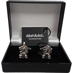 Dash&Dot - 3601-03 - Silver - Μανικετόκουμπα - gray