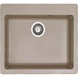 Sanitec Classic 331 Υποκαθήμενος Νεροχύτης Γρανίτη Ματ Granite Taupe 60x50cm