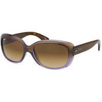Ray-Ban RB4101 860/51 Γυναικεία Γυαλιά Ηλίου Οβάλ Κοκάλινα Καφέ με Καφέ Degradee Φακό