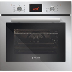 Pyramis 60ΑΠ 1065 Inox Φούρνος Ηλεκτρικός Άνω Πάγκου 66lt 59.5cm