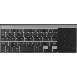 Element KB-800W Grey Black Ασύρματο Πληκτρολόγιο με TouchPad