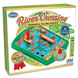Think Fun River Crossing Επιτραπέζιο Παιχνίδι για Παιδιά 8+ Ετών για 2 Παίκτες