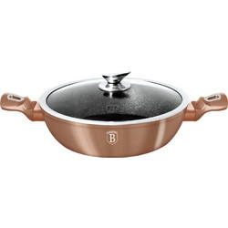 Berlinger Haus Rosegold Collection BH-1519 Κατσαρόλα Αλουμινίου Επίστρωση Μαρμάρου 28cm