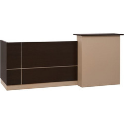 Homemarkt ΓΡΑΦΕΙΟ ΥΠΟΔΟΧΗΣ DALTON HM2068.01 ΜΕΛΑΜΙΝΗ ΣΕ WENGE-ΜΠΕΖ 240x80x106Υεκ