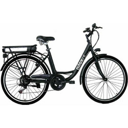 Nilox Doc J5 Ηλεκτρικό Ποδήλατο Πόλης 26" 250W με 3 Ταχύτητες Μαύρο