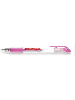 Edding 2185 Στυλό Gel 0.7mm Μεταλλικό Ροζ