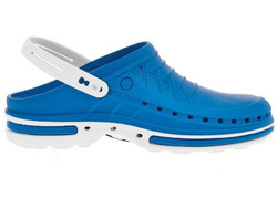 Wock Clog 07 White/ Light Blue