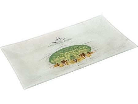 Espiel Πιάτα Φρούτου Γυάλινα Ορθογώνια Chateau Gregoire 10x16cm 6τμχ INT8518