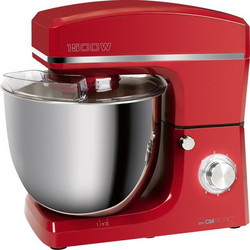 Clatronic KM 3765 Red Κουζινομηχανή 1500W με Ανοξείδωτο Κάδο 10lt