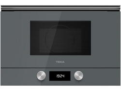 Teka ML 8220 BIS L Stone Glass Εντοιχιζόμενος Φούρνος Μικροκυμάτων με Grill 22lt Γκρι