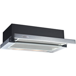 Geman 31100095 Συρόμενος Απορροφητήρας 60cm με 2 Μοτέρ Inox Μαύρος