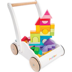 Le Toy Van Ξύλινη Περπατούρα με Τουβλάκια 45τμχ 12m+