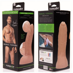 Fleshlight Manuel Ferrara Ρεαλιστικό Dildo με Βεντούζα & Όρχεις 20cm Flesh
