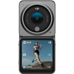 DJI Action Dual-Screen Combo Action Camera 4K Ultra HD Υποβρύχια με WiFi και Οθόνη 1.76" Ασημί