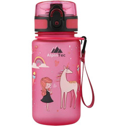 AlpinPro AlpinTec Kids Princess Παιδικό Μπουκάλι Πλαστικό BPA Free Φούξια 350ml