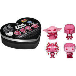 Funko Pocket Pop! Star Wars The Mandalorian 4-pack Happy Valentines Day Special Edition