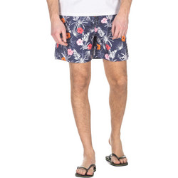 District75 Ανδρικό Μαγιό Σορτς Floral Μπλε 123MSW-639-007