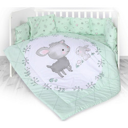 Lorelli Lamb Σετ Κούνιας Green 5τμχ