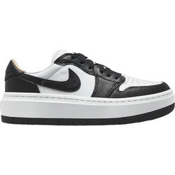 Jordan Air Jordan 1 Γυναικεία Sneakers Flatforms Μαύρα Λευκά DH7004-109