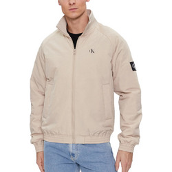 Calvin Klein Harrington Ανδρικό Μπουφάν Χειμωνιάτικο Bomber Μπεζ J30J324697-PED