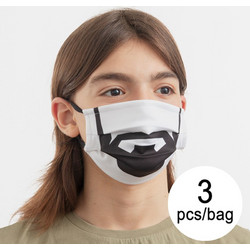 Luanvi Υφασμάτινη Μάσκα Beard 3τμχ