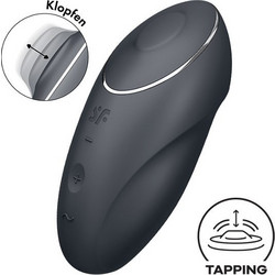 Satisfyer Tap & Climax Κλειτοριδικός Δονητής Μαύρος