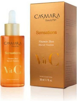 Casmara Sensations Vitamin Shot Ενυδατικό Serum Προσώπου για Ανάπλαση με Βιταμίνη C Βιταμίνη E & Υαλουρονικό 50ml