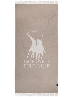 Greenwich Polo Club 3904 Πετσέτα Θαλάσσης Μπέζ 85x170cm