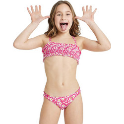 Arena Bikini Bandeau Allover Παιδικό Μαγιό για Κορίτσι Ροζ 005220-900