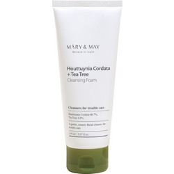 Mary & May Houttuynia Cordata & Tea Tree Cleansing Ενυδατικός Αφρός Καθαρισμού Προσώπου 150ml