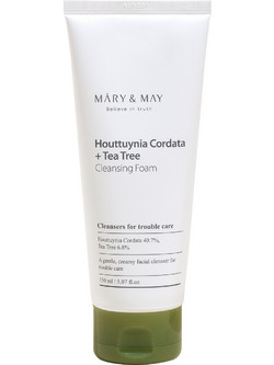 Mary & May Houttuynia Cordata & Tea Tree Cleansing Ενυδατικός Αφρός Καθαρισμού Προσώπου 150ml