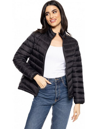 Splendid Γυναικείο Μπουφάν Χειμωνιάτικο Puffer Μακρύ Μαύρο 51-101-002