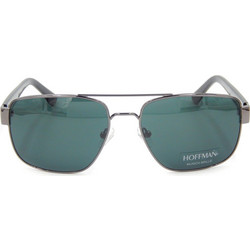 Hoffman HF8412 C4 Ανδρικά Γυαλιά Ηλίου Aviator Μεταλλικά Ασημί με Πράσινο Polarized Φακό