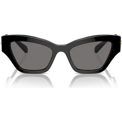 Swarovski SK6021 100187 Γυναικεία Γυαλιά Ηλίου Cat Eye Κοκάλινα Μαύρα με Μαύρο Polarized Φακό